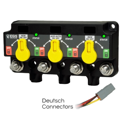 Egis XD Series Triple Flex 2 Relé-ACR-Relé con Perillas Conector 3X DTM