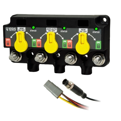 Egis Triple XD - NMEA 2000 - Relé/ACR/Relé con Perillas - 12 Posiciones DT
