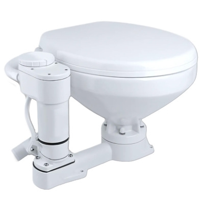 Commodore Electric Marine Toilet - Twist Flush - Regular Size CM2RMT