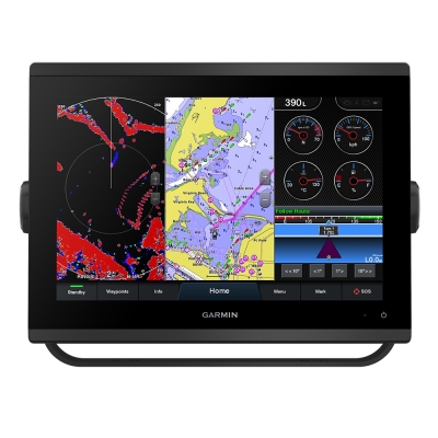 Plotter de Navegación Garmin GPSMAP 1223 sin Sonar con Mapa Base Mundial