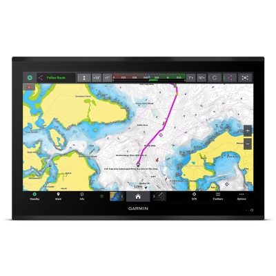 Plotter de Navegación Premium Garmin GPSMAP 9027 27\" con Mapa Base Mundial