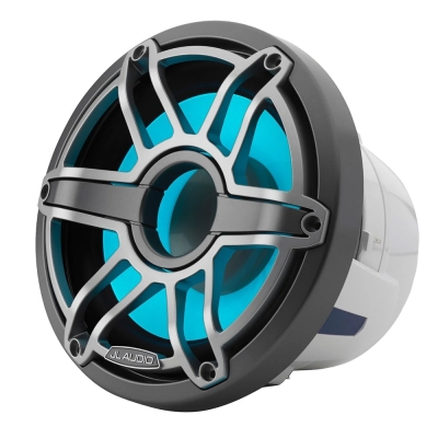 JL Audio M6 8\" Marine Subwoofer w/Titanium Sport Grille &amp; Transflective&trade; LED Lighting - M6-8IB-S-GmTi-i-4 010-03082-0