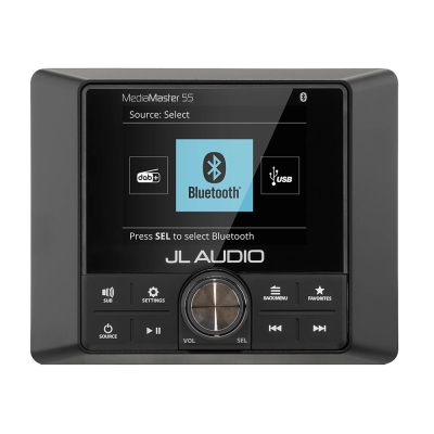 JL Audio MM55 Premium Compact Marine Source Unit w/Full-Color LCD 010-03365-00