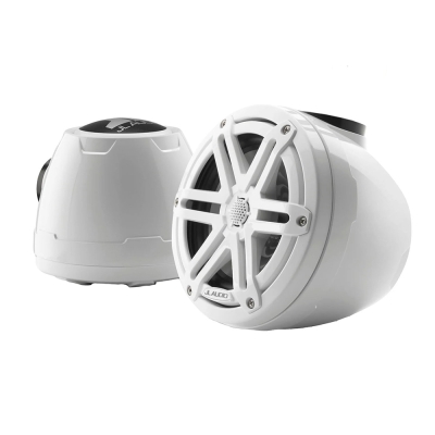 JL Audio M3 VeX&trade; Series 6.5\" Enclosed Coaxial Speakers w/White Sports Grilles - M3-650VEX-Gw-S-Gw 010-03256-00