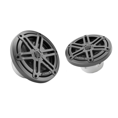 JL Audio M3 Series 6.5\" Marine Coaxial Speakers w/Grey Metallic Sport Grilles - M3-650X-S-Gm 010-03061-00