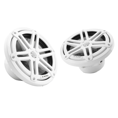 JL Audio M3 Series 7.7\" Marine Coaxial Speakers w/Gloss White Sport Grilles - M3-770X-S-Gw 010-03068-00