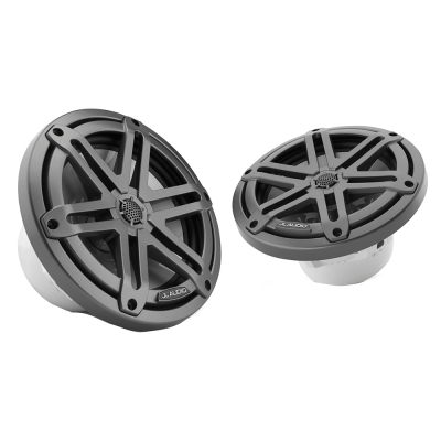 JL Audio M3 Series 7.7\" Marine Coaxial Speakers w/Grey Metallic Sport Grilles - M3-770X-S-Gm 010-03066-00