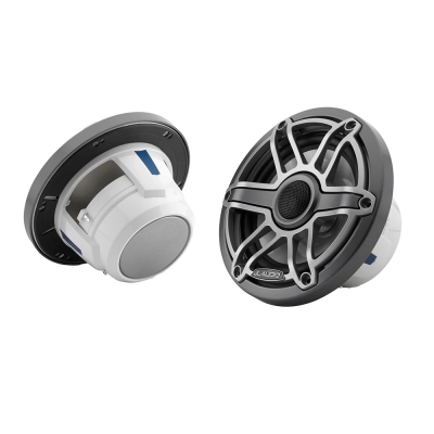 JL Audio M6 Series 6.5\" Marine Coaxial Speakers w/Titanium Sport Grille - M6-650X-S-GmTi 010-03091-00