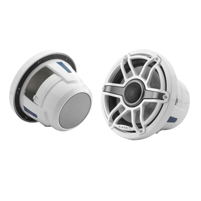 JL Audio M6 Series 8.8\" Marine Coaxial Speakers w/Gloss White Sport Grille - M6-880X-S-GwGw 010-03078-00