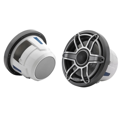 JL Audio M6 Series 8.8\" Marine Coaxial Speakers w/Titanium Sport Grille - M6-880X-S-GmTi 010-03079-00