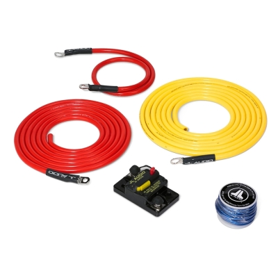 JL Audio Premium 6 AWG 12v Power Connection Kit f/Single Amplifier Within 10\' of Battery - XMD-PCS50A-1-L10 010-13417-00