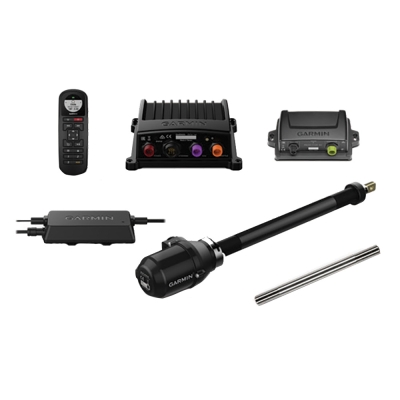 Piloto Automático para Motor Auxiliar Garmin Reactor 40 con Tubo de Inclinación de Acero Inoxidable