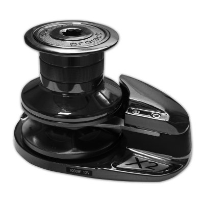 Lofrans Project 1000 Capstan Windlass – 1000W 12VDC Dark Chrome