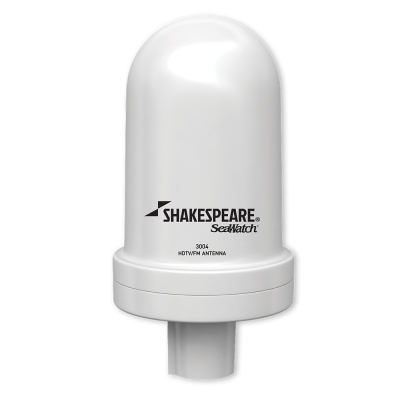 Antena de TV Marina Shakespeare SeaWatch de 4" - 12VDC - 110VAC