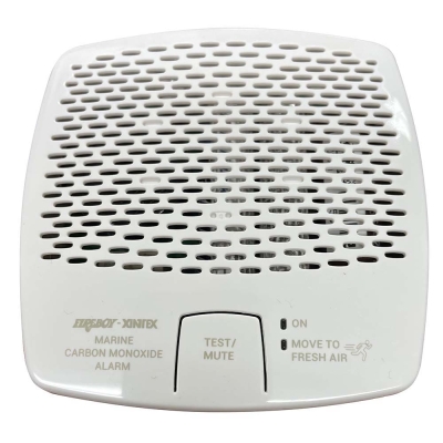 Fireboy-Xintex CO Alarm 12/24V DC w/Interconnect - White CMD6-MDR-R