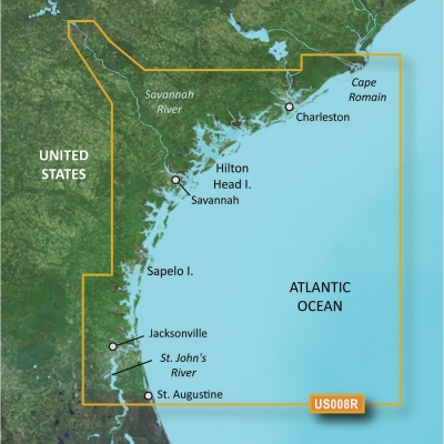 Garmin BlueChart&reg; g3 Vision&reg; HD - VUS008R - Charleston to Jacksonville - microSD&trade;/SD&trade; 010-C0709-00