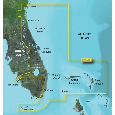 Garmin BlueChart&reg; g3 Vision&reg; HD - VUS009R - Jacksonville - Key West - microSD&trade;/SD&trade; 010-C0710-00