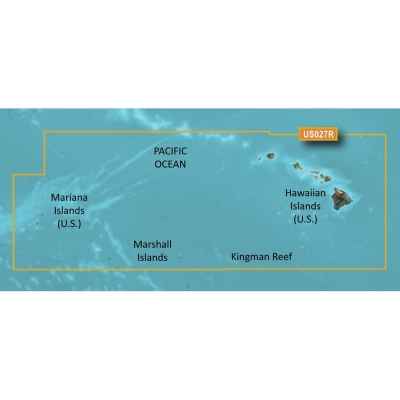 Garmin BlueChart&reg; g3 Vision&reg; HD - VUS027R - Hawaiian Islands - Mariana Islands - microSD&trade;/SD&trade; 010-C0728-00