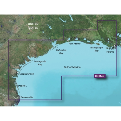 Garmin BlueChart&reg; g3 Vision&reg; HD - VUS014R - Morgan City to Brownsville - microSD&trade;/SD&trade; 010-C0715-00