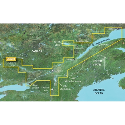Garmin BlueChart&reg; g3 Vision&reg; HD - VUS020R - St. Lawrence Seaway - microSD&trade;/SD&trade; 010-C0721-00