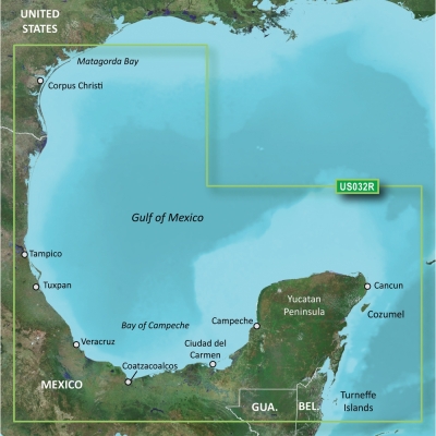Garmin BlueChart&reg; g3 Vision&reg; HD - VUS032R - Southern Gulf of Mexico - microSD&trade;/SD&trade; 010-C0733-00