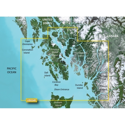 Garmin BlueChart&reg; g3 Vision&reg; HD - VUS024R - Wrangell - Dixon Entrance - microSD/&trade;SD&trade; 010-C0725-00