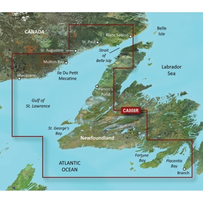 Garmin BlueChart&reg; g3 Vision&reg; HD - VCA008R - Newfoundland West - microSD&trade;/SD&trade; 010-C0694-00