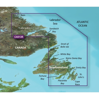 Garmin BlueChart&reg; g3 Vision&reg; HD - VCA013R - Labrador Coast - microSD&trade;/SD&trade; 010-C0698-00