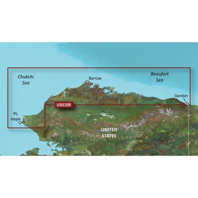 Garmin BlueChart&reg; g3 Vision&reg; HD - VUS035R - North Slope Alaska - microSD&trade;/SD&trade; 010-C0736-00