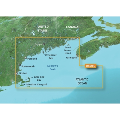 Garmin BlueChart&reg; g3 Vision&reg; HD - VUS510L - St. John - Cape Cod - microSD&trade;/SD&trade; 010-C0739-00