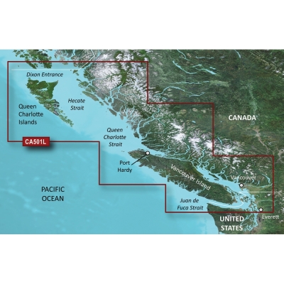 Garmin BlueChart&reg; g3 Vision&reg; HD - VCA501L - Vancouver Island - Dixon Entrance - microSD&trade;/SD&trade; 010-C0701-00