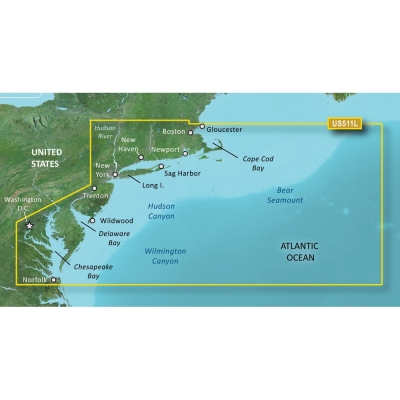 Garmin BlueChart&reg; g3 Vision&reg; HD - VUS511L - Boston - Norfolk - microSD&trade;/SD&trade; 010-C0740-00