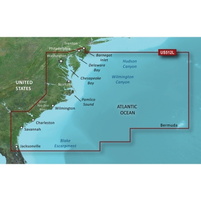 Garmin BlueChart&reg; g3 Vision&reg; HD - VUS512L - Mid-Atlantic - microSD&trade;/SD&trade; 010-C0741-00