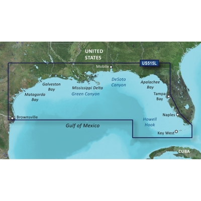 Garmin BlueChart&reg; g3 Vision&reg; HD - VUS515L - Brownsville - Key Largo - microSD&trade;/SD&trade; 010-C0744-00