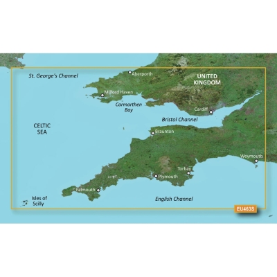 Garmin BlueChart&reg; g3 Vision&reg; HD - VEU463S - Bristol Channel &amp; England SW - microSD&trade;/SD&trade; 010-C0807-00