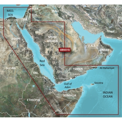 Garmin BlueChart&reg; g3 Vision&reg; HD - VAW451S - Red Sea - microSD&trade;/SD&trade; 010-C0759-00