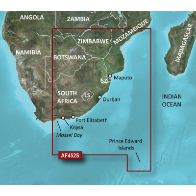 Garmin BlueChart&reg; g3 Vision&reg; HD - VAF452S - Knysna, SA to Beira, MZ - microSD&trade;/SD&trade; 010-C0752-00