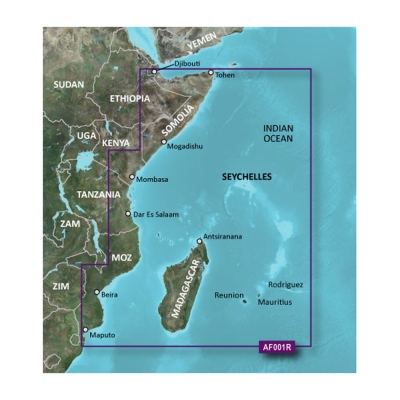 Garmin BlueChart&reg; g3 HD - HXAF001R - Eastern Africa - microSD&trade;/SD&trade; 010-C0747-20