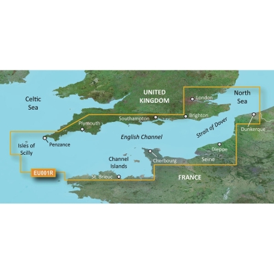 Garmin BlueChart&reg; g3 HD - HXEU001R - English Channel - microSD&trade;/SD&trade; 010-C0760-20