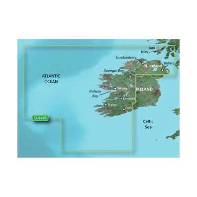 Garmin BlueChart&reg; g3 HD - HEU005R - Ireland, West Coast - microSD&trade;/SD&trade; 010-C0764-20