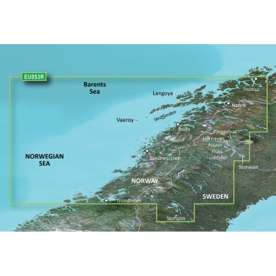 Garmin BlueChart&reg; g3 HD - HXEU053R - Trondheim - Tromso - microSD&trade;/SD&trade; 010-C0789-20
