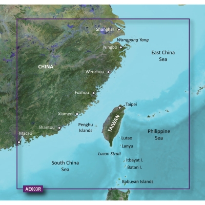 Garmin BlueChart&reg; g3 HD - HXAE003R - Taiwan - microSD&trade;/SD&trade; 010-C0878-20