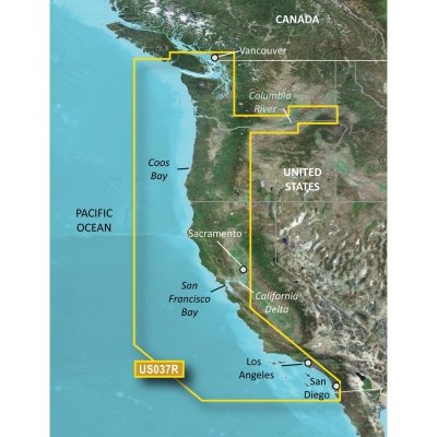 Garmin BlueChart&reg; g3 Vision&reg; HD - VUS037R - Vancouver - San Diego - microSD&trade;/SD&trade; 010-C1003-00