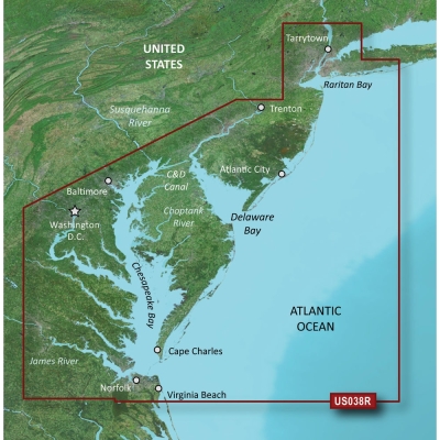 Garmin BlueChart&reg; g3 Vision&reg; HD - VUS038R - New York - Chesapeake - microSD&trade;/SD&trade; 010-C1004-00