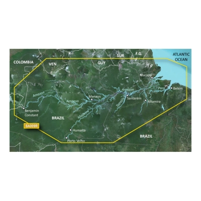 Garmin BlueChart&reg; g3 HD - HXSA009R - Amazon River - microSD&trade;/SD&trade; 010-C1066-20