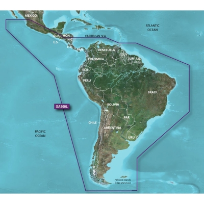 Garmin BlueChart&reg; g3 HD - HXSA600X - South America - microSD&trade;/SD&trade; 010-C1067-20
