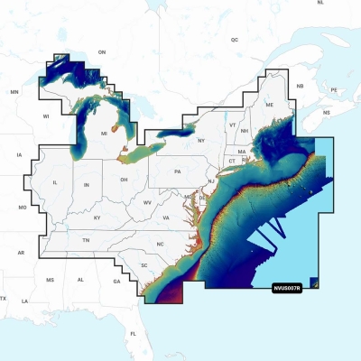 Garmin Navionics Vision+&trade; NVUS007R U.S. East 010-C1291-00