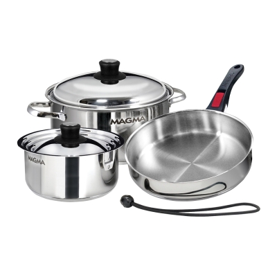 Magma 7 Piece Induction Cookware Set - Stainless Steel  A10-362-IND