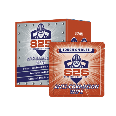 S2S 5 in 1 Anti-Corrosion Wipes Box of 10 individually wrapped wipes