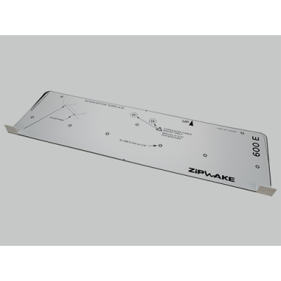 Plantilla de Perforación Zipwake 600 E